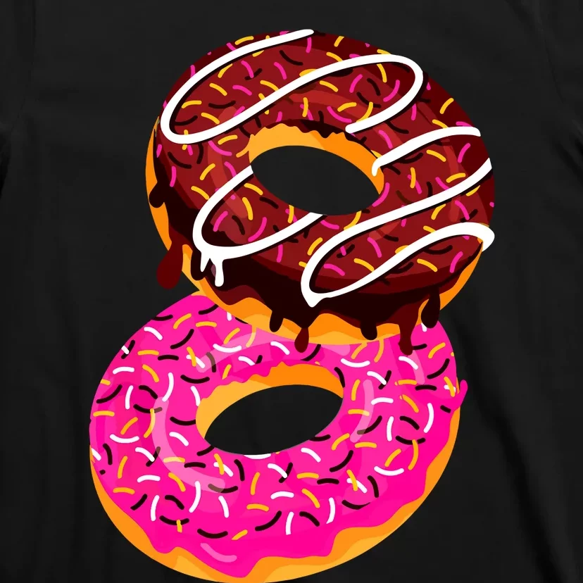 Donut Sweet Dessert Snack Funny Doughnut Food Lover Gifts T-Shirt