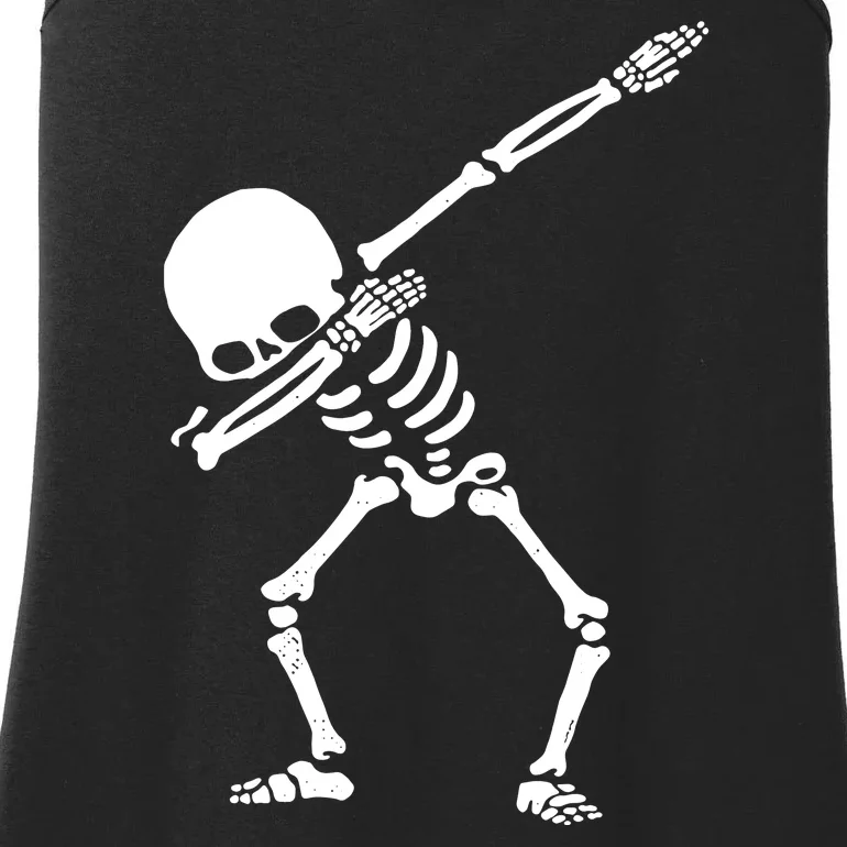 Dabbing Skeleton Ladies Essential Tank