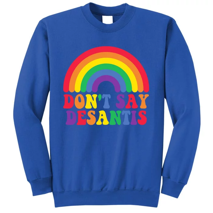 DonT Say Desantis Rainbow Lgbtq Flag Pride Month Great Gift Sweatshirt