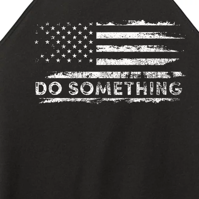 Do Something  DonT Boo Vote Women’s Perfect Tri Rocker Tank