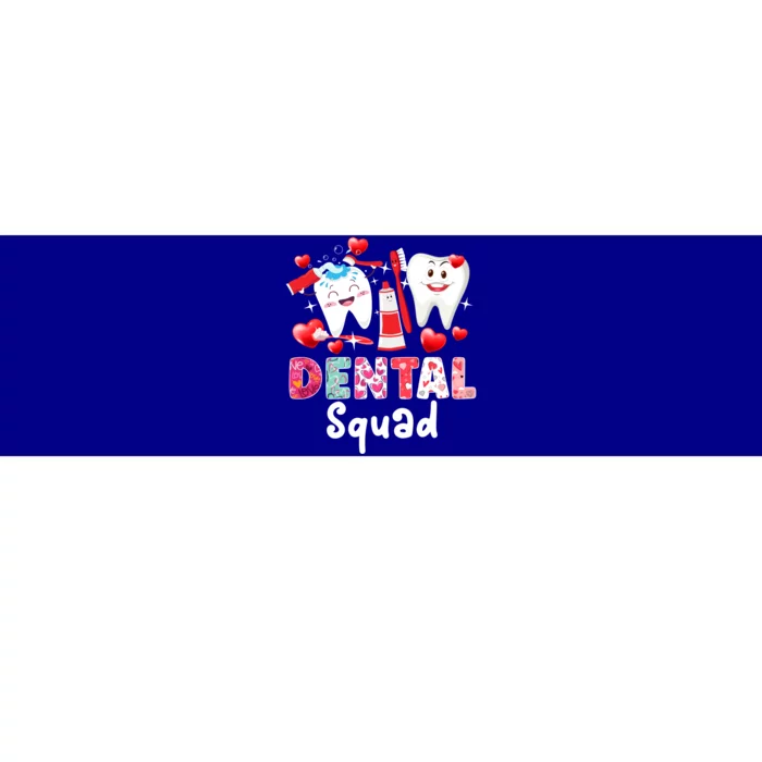 Dental Squad Dental Assistant Dentist Happy Valentine's Day Gift Bumper Sticker