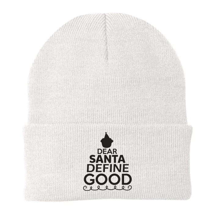 Dear Santa Define Good Knit Cap Winter Beanie