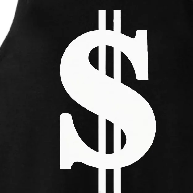 Dollar Sign Ladies Tri-Blend Wicking Tank