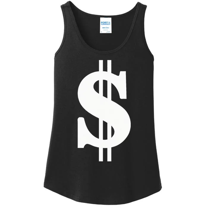 Dollar Sign Ladies Essential Tank