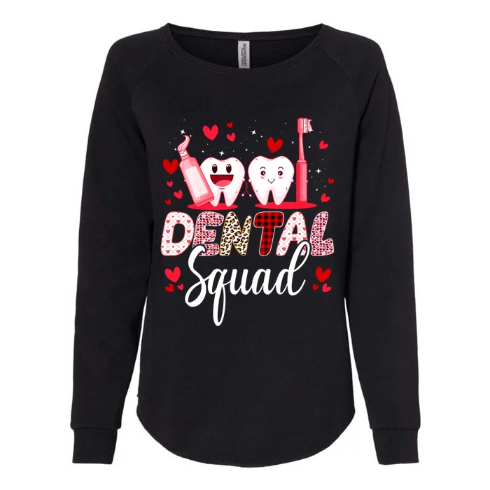 Dental Squad Dental Assistant Dentist Happy Valentine's Day Gift Womens California Wash Sweatshirt