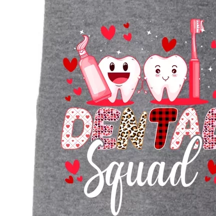 Dental Squad Dental Assistant Dentist Happy Valentine's Day Gift Doggie 3-End Fleece Hoodie