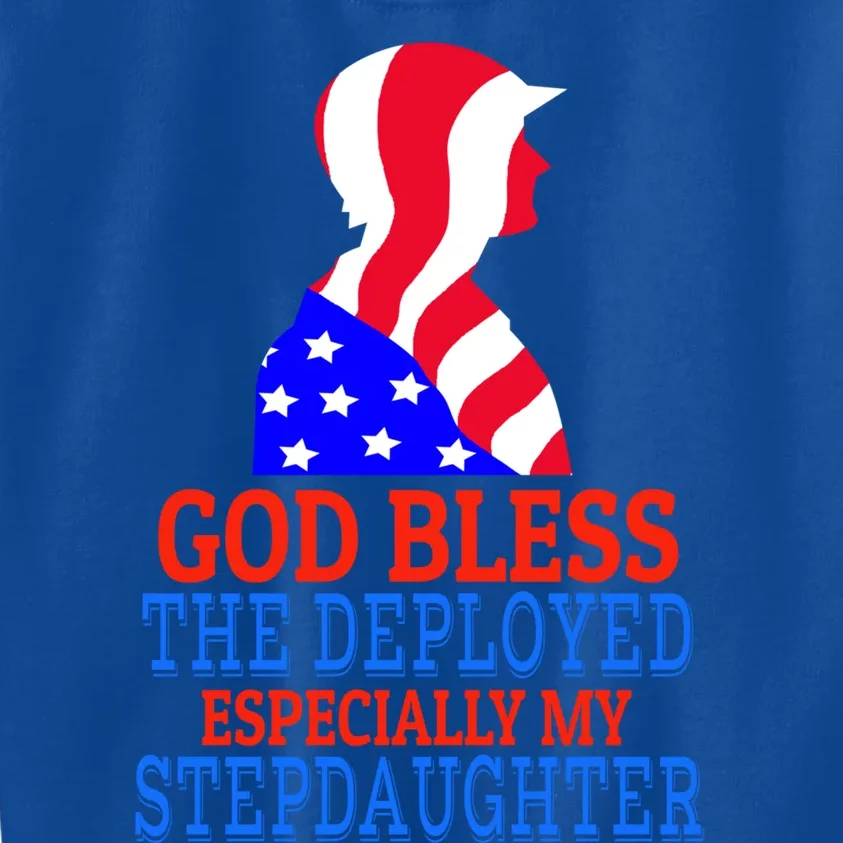 Deployed Stepdaughter Design For Stepdad Or Stepmom Gift Kids Sweatshirt