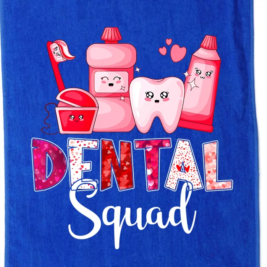 Dental Squad Dental Assistant Dentist Happy Valentine's Day Cool Gift Platinum Collection Golf Towel