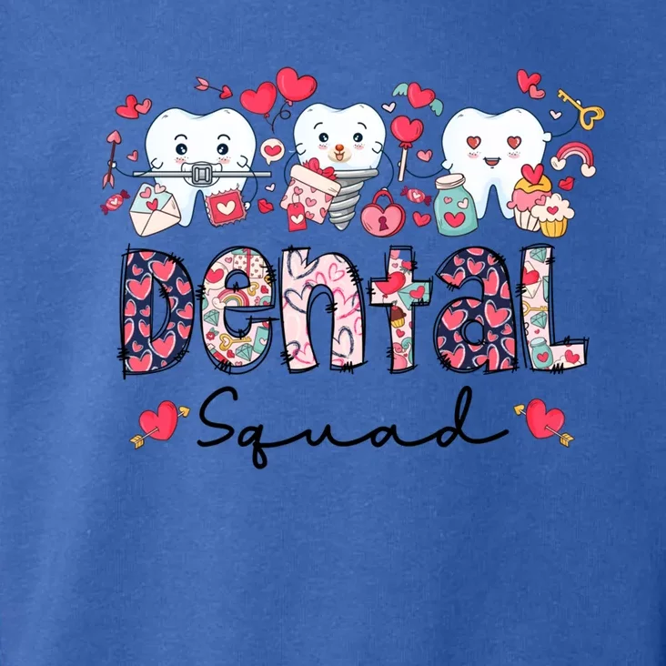 Dental Squad Dental Assistant Dentist Happy Valentine's Day Gift Toddler Hoodie