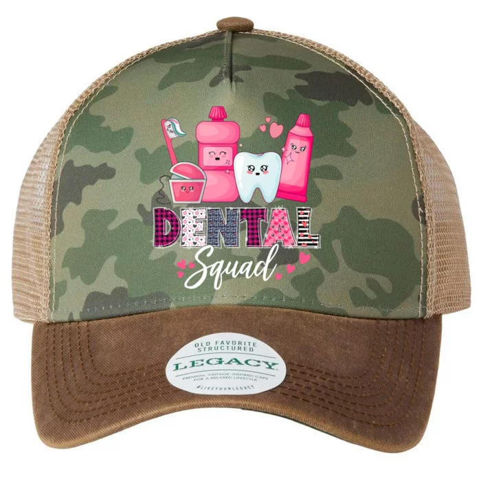 Dental Squad Dental Assistant Dentist Valentines Day Gift Legacy Tie Dye Trucker Hat