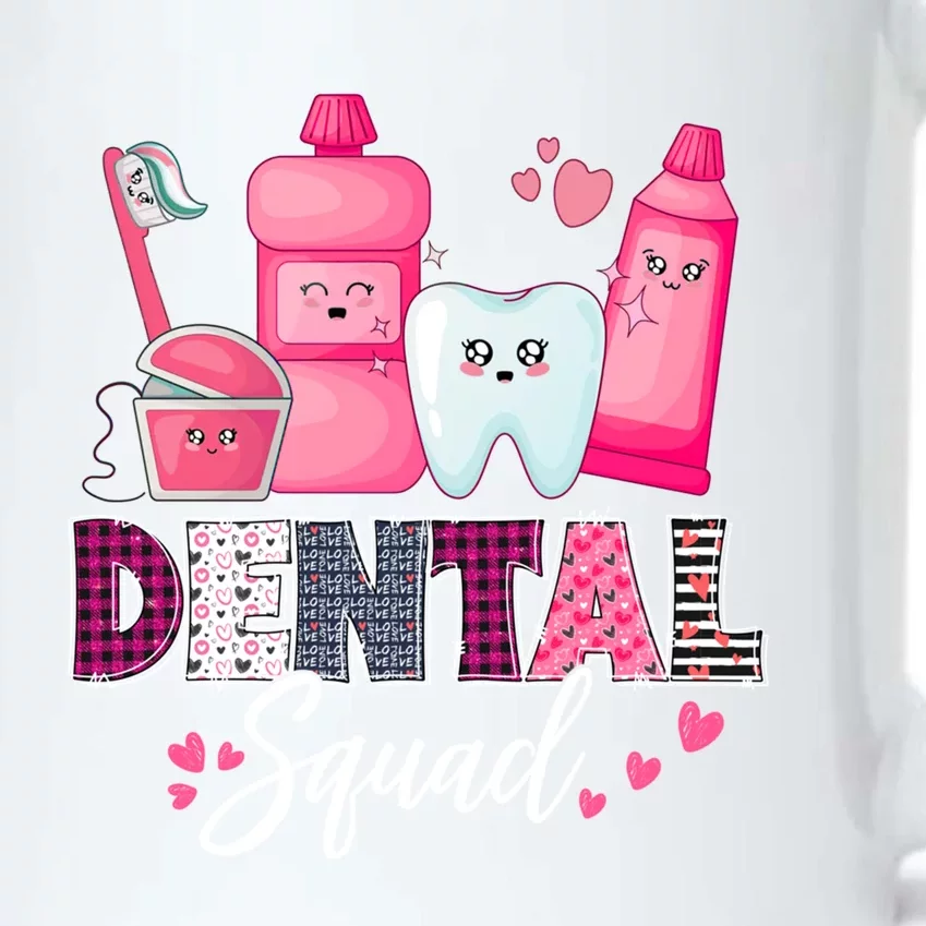 Dental Squad Dental Assistant Dentist Valentines Day Gift Black Color Changing Mug