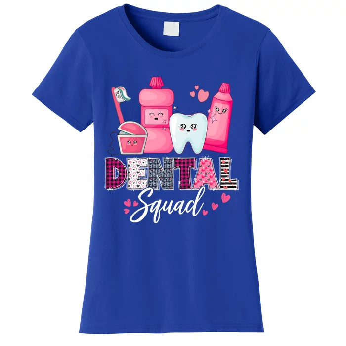 Dental Squad Dental Assistant Dentist Valentines Day Gift Women's T-Shirt