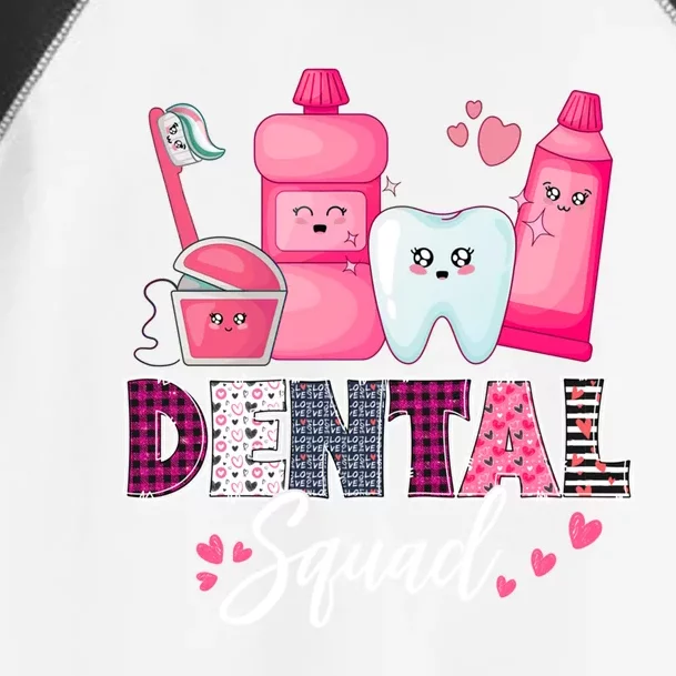 Dental Squad Dental Assistant Dentist Valentines Day Gift Toddler Fine Jersey T-Shirt