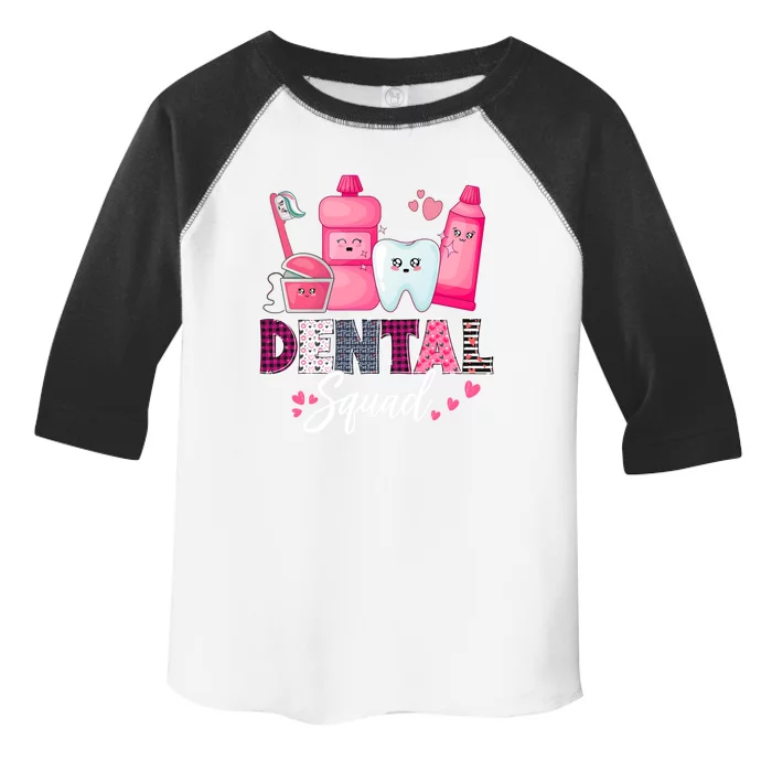 Dental Squad Dental Assistant Dentist Valentines Day Gift Toddler Fine Jersey T-Shirt