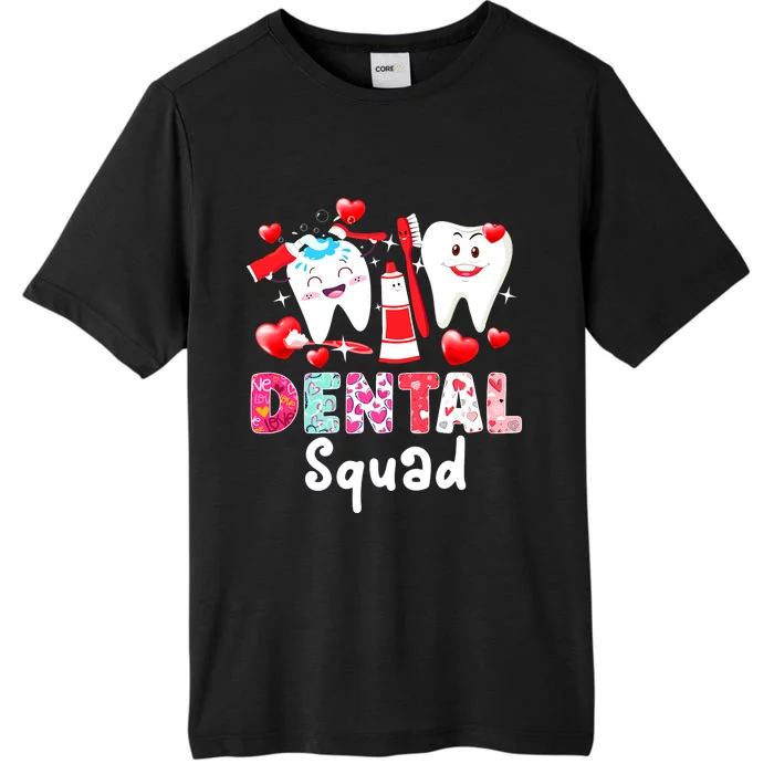 Dental Squad Dental Assistant Dentist Happy Valentine's Day ChromaSoft Performance T-Shirt