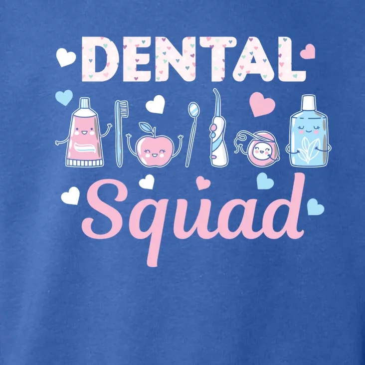 Dental Squad Dental Assistant Dentist Valentines Day Gift Toddler Hoodie