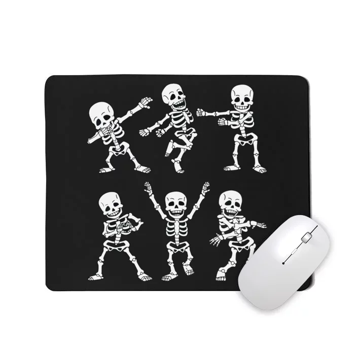 Dancing Skeletons Dance Challenge Boy Girl Kids Halloween Mousepad