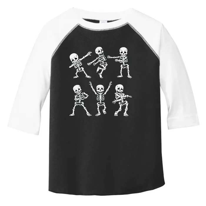 Dancing Skeletons Dance Challenge Boy Girl Kids Halloween Toddler Fine Jersey T-Shirt