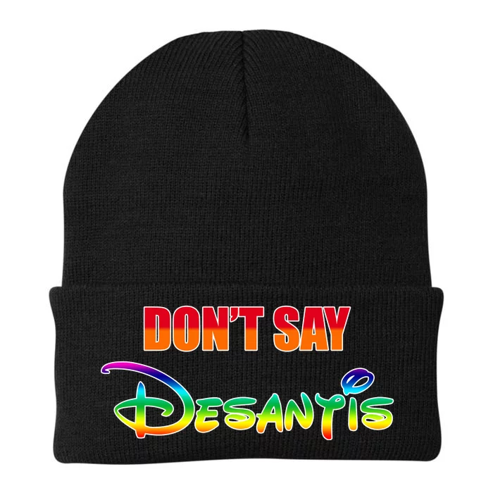 Dont Say Desantis Anti Florida Knit Cap Winter Beanie