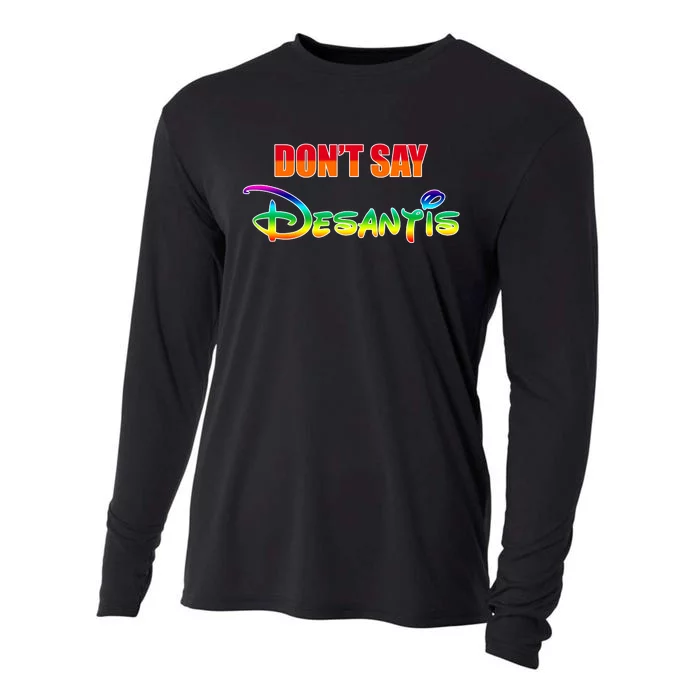 Dont Say Desantis Anti Florida Cooling Performance Long Sleeve Crew