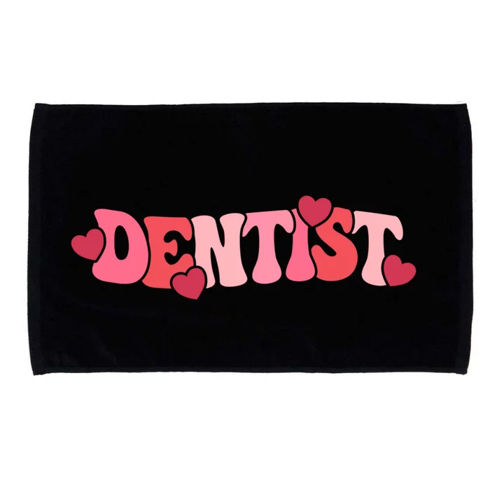 Dental Squad Dental Life Dentist Funny Tooth Valentines Day Cute Gift Microfiber Hand Towel