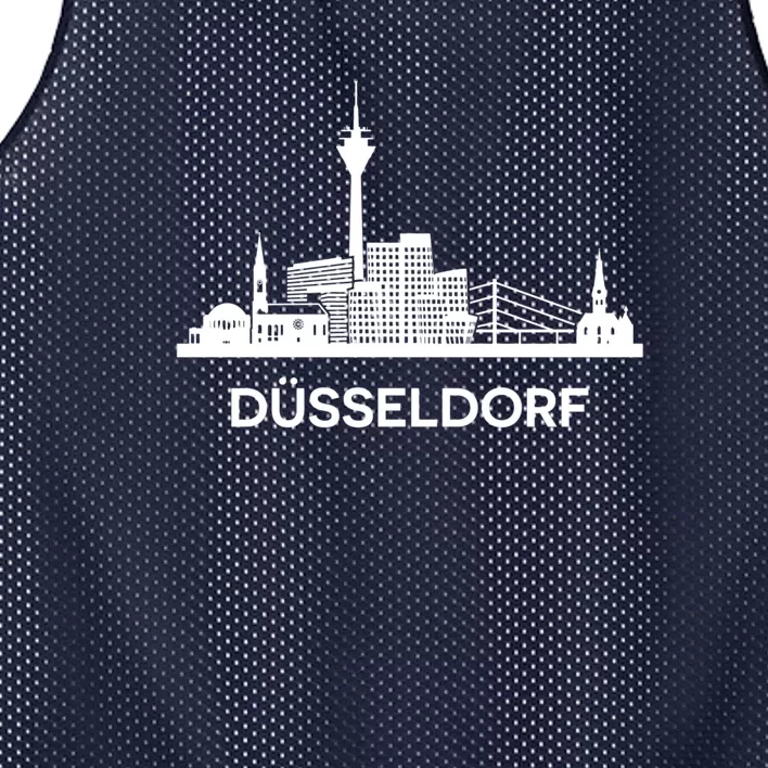 DüSseldorf Skyline Mesh Reversible Basketball Jersey Tank