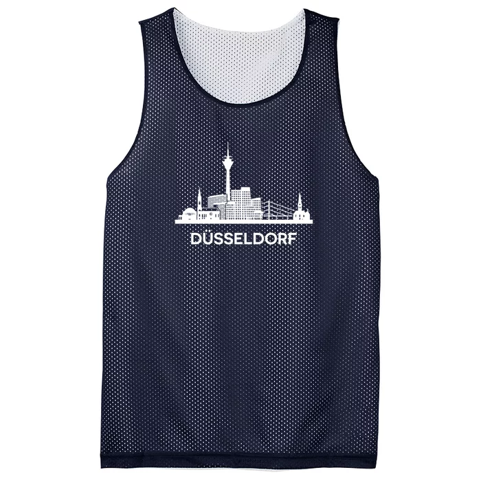 DüSseldorf Skyline Mesh Reversible Basketball Jersey Tank