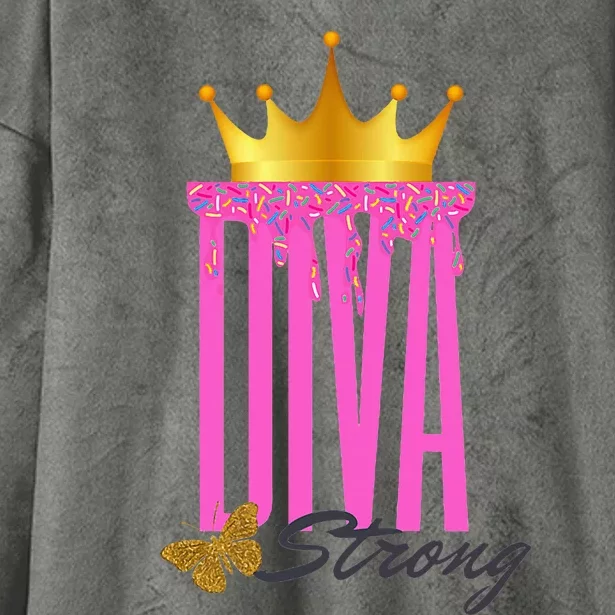 Diva Strong Hooded Wearable Blanket