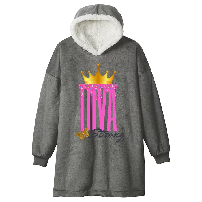 Diva Strong Hooded Wearable Blanket