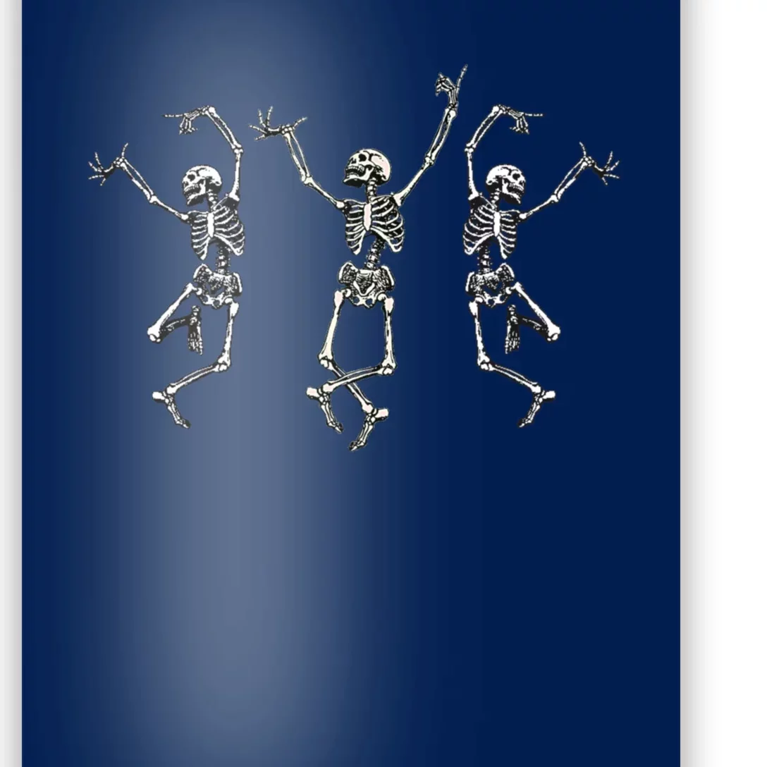 Dancing Skeletons Poster