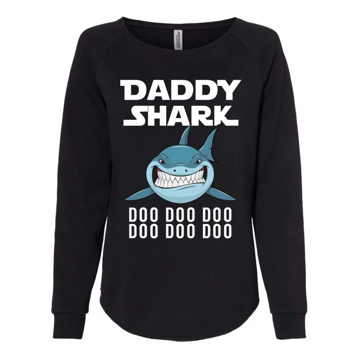 Daddy Shark Doo Doo Doo Womens California Wash Sweatshirt