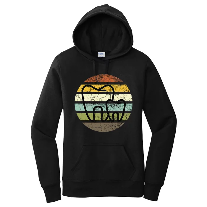 Dental Squad Dentist Office & Hygienist Retro Sunset Vintage Women's Pullover Hoodie