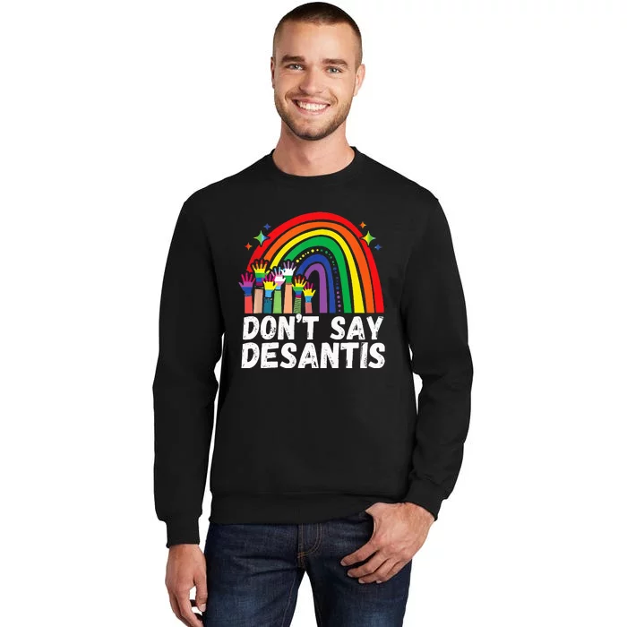 DonT Say Desantis Florida Anti Lgbtq Tall Sweatshirt