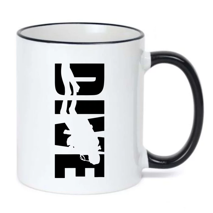 Dive Scuba Diving Graphic Scuba Diving Black Color Changing Mug