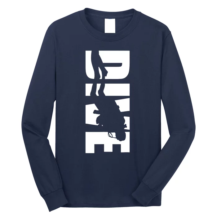 Dive Scuba Diving Graphic Scuba Diving Long Sleeve Shirt