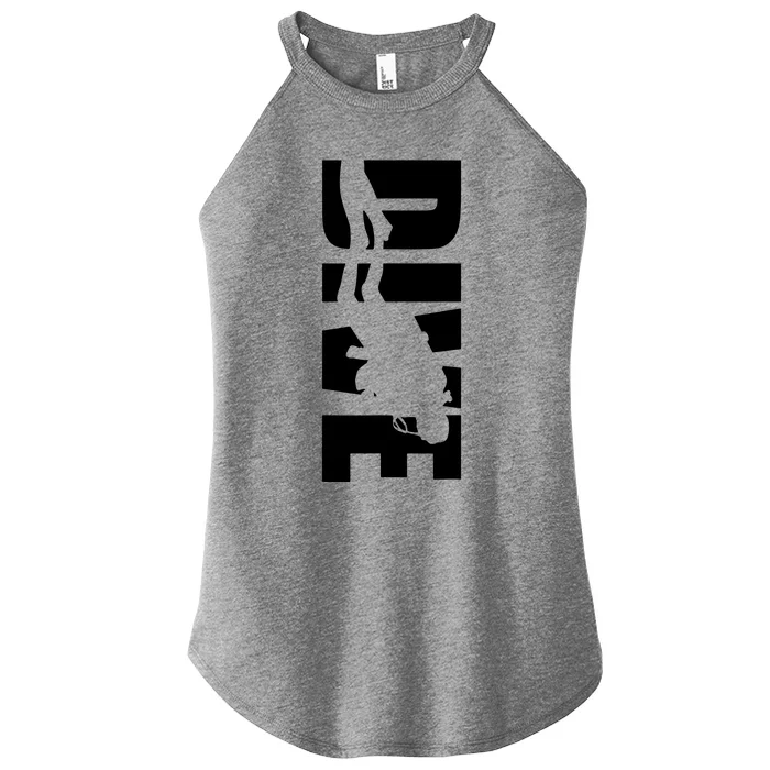 Dive Scuba Diving Graphic Scuba Diving Women’s Perfect Tri Rocker Tank