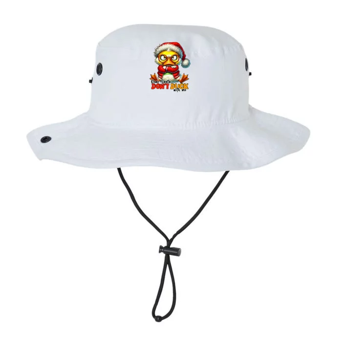 Dear Santa Dont Duck With Me Funny Sarcastic Grumpy Duck Christmas Legacy Cool Fit Booney Bucket Hat