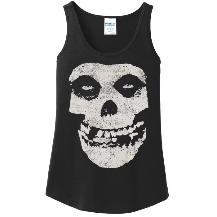 Distressed Skull Ladies Essential Tank