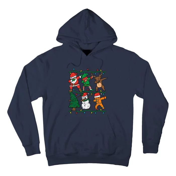 Dabbing Santa Elf Xmas Pjs Christmas Tall Hoodie