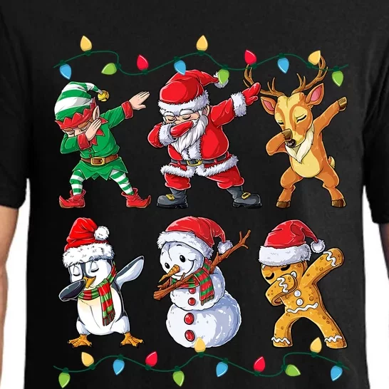 Dabbing Santa Elf Friends Christmas Xmas Dab Meaningful Gift Pajama Set