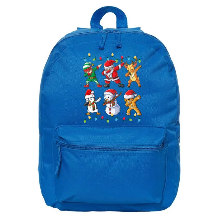 Dabbing Santa Elf Friends Christmas Xmas Dab Meaningful Gift 16 in Basic Backpack