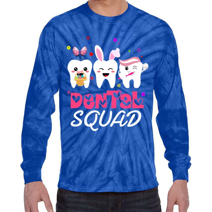 Dental Squad Easter Cute Gift Tie-Dye Long Sleeve Shirt