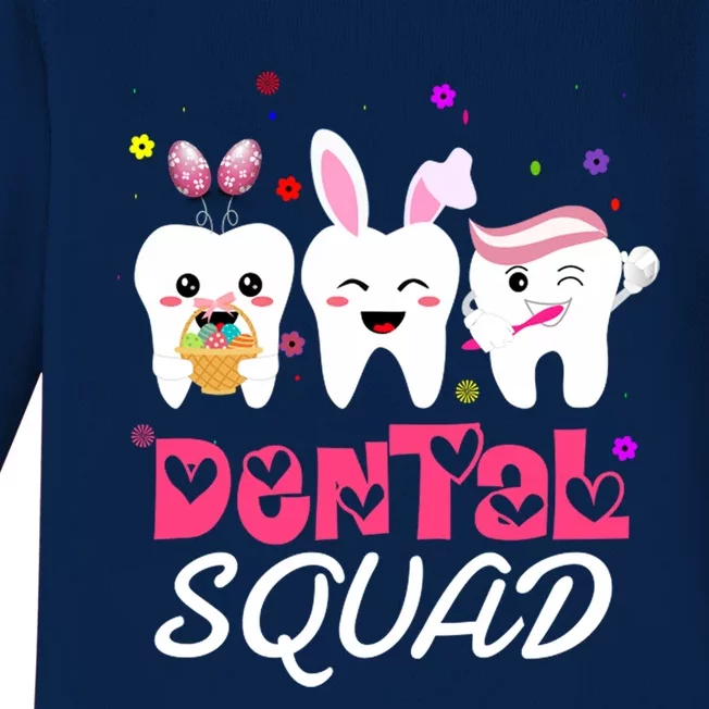 Dental Squad Easter Cute Gift Baby Long Sleeve Bodysuit