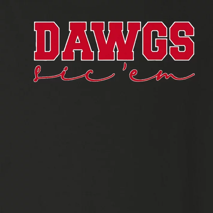 D.A.W.G.S Sic Em Go D.A.W.G.S Sicem Go Bulldog Oufits Toddler Long Sleeve Shirt