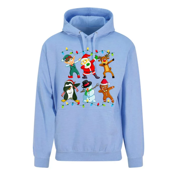 Dabbing Santa Elf Friends Christmas Xmas Dab Unisex Surf Hoodie