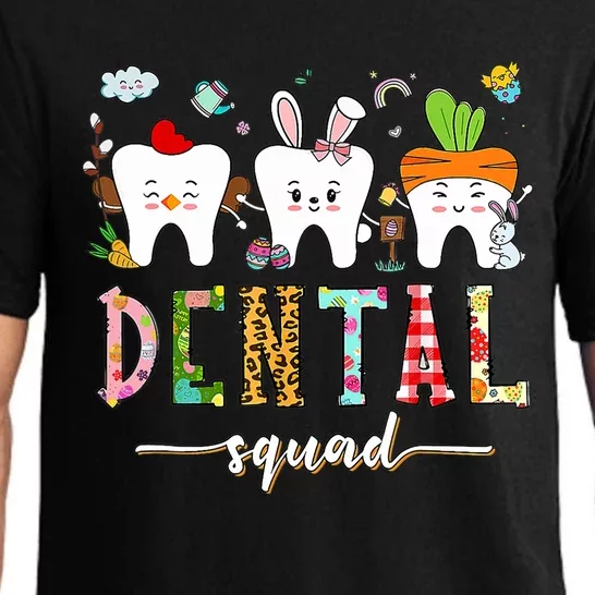 Dental Squad Easter Day Funny Tooth Dental Assistant Dentist Pajama Set