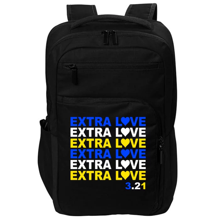 Down Syndrome Extra Love March 21st Impact Tech Backpack