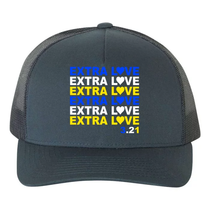 Down Syndrome Extra Love March 21st Yupoong Adult 5-Panel Trucker Hat