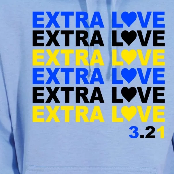 Down Syndrome Extra Love March 21st Unisex Surf Hoodie