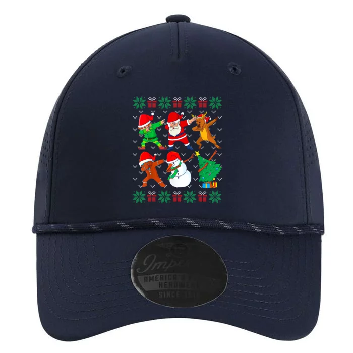 Dabbing Santa Elf Friends Ugly Xmas Sweater Dab Boy Performance The Dyno Cap